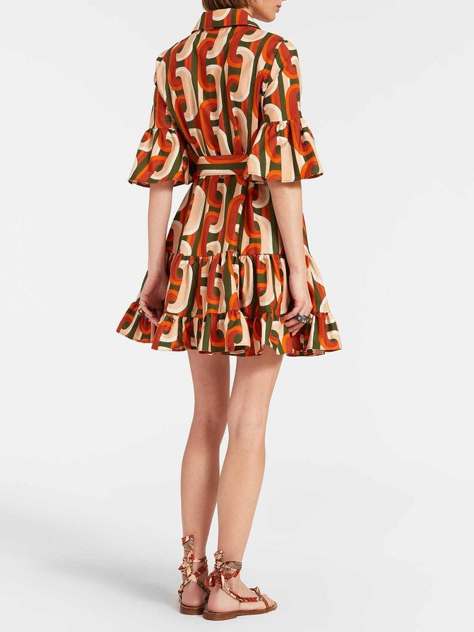 Elegant Sassy Dropped waist Mini Dress