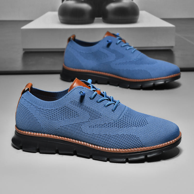 Bellkmart Men’s Wide Toe Box Walking Shoes – Breathable Slip-On Comfort - 17 Colors
