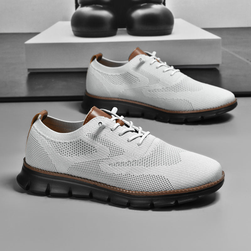 Bellkmart Men’s Wide Toe Box Walking Shoes – Breathable Slip-On Comfort - 17 Colors