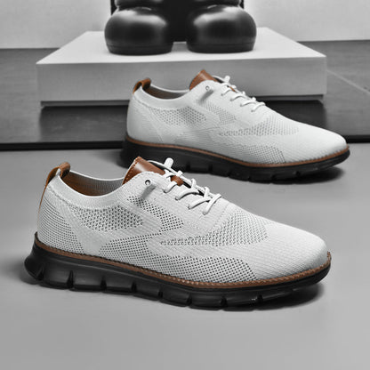 Bellkmart Men’s Wide Toe Box Walking Shoes – Breathable Slip-On Comfort - 17 Colors