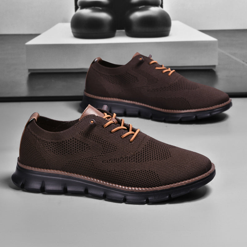 Bellkmart Men’s Wide Toe Box Walking Shoes – Breathable Slip-On Comfort - 17 Colors