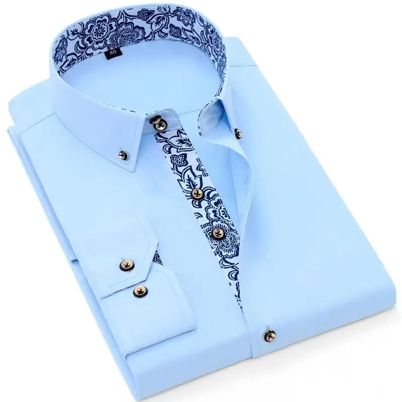 Porcellana Blue Willow Dress Shirt