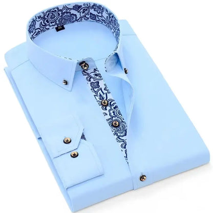 Porcellana Blue Willow Dress Shirt