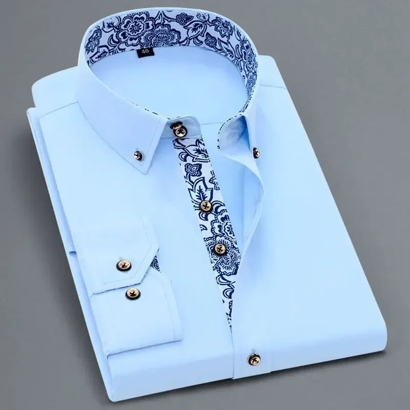Porcellana Blue Willow Dress Shirt