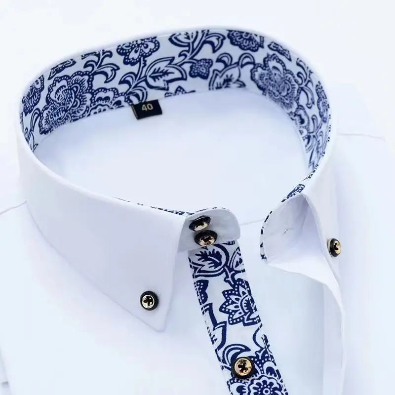 Porcellana Blue Willow Dress Shirt