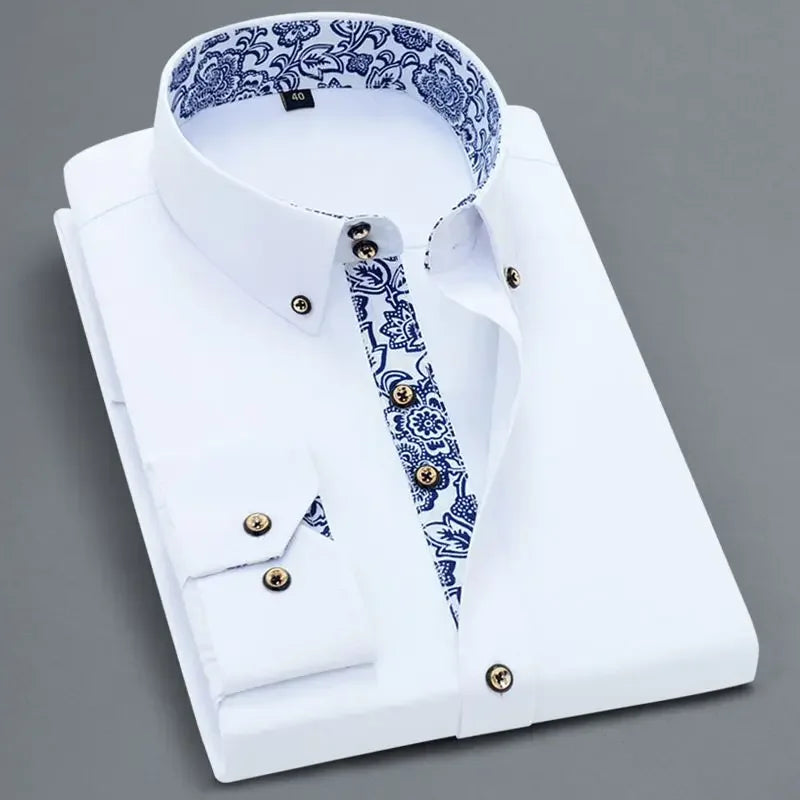 Porcellana Blue Willow Dress Shirt