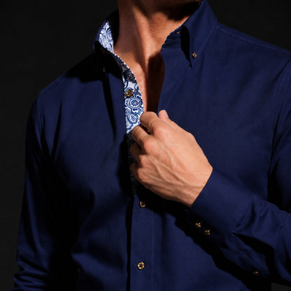 Porcellana Blue Willow Dress Shirt