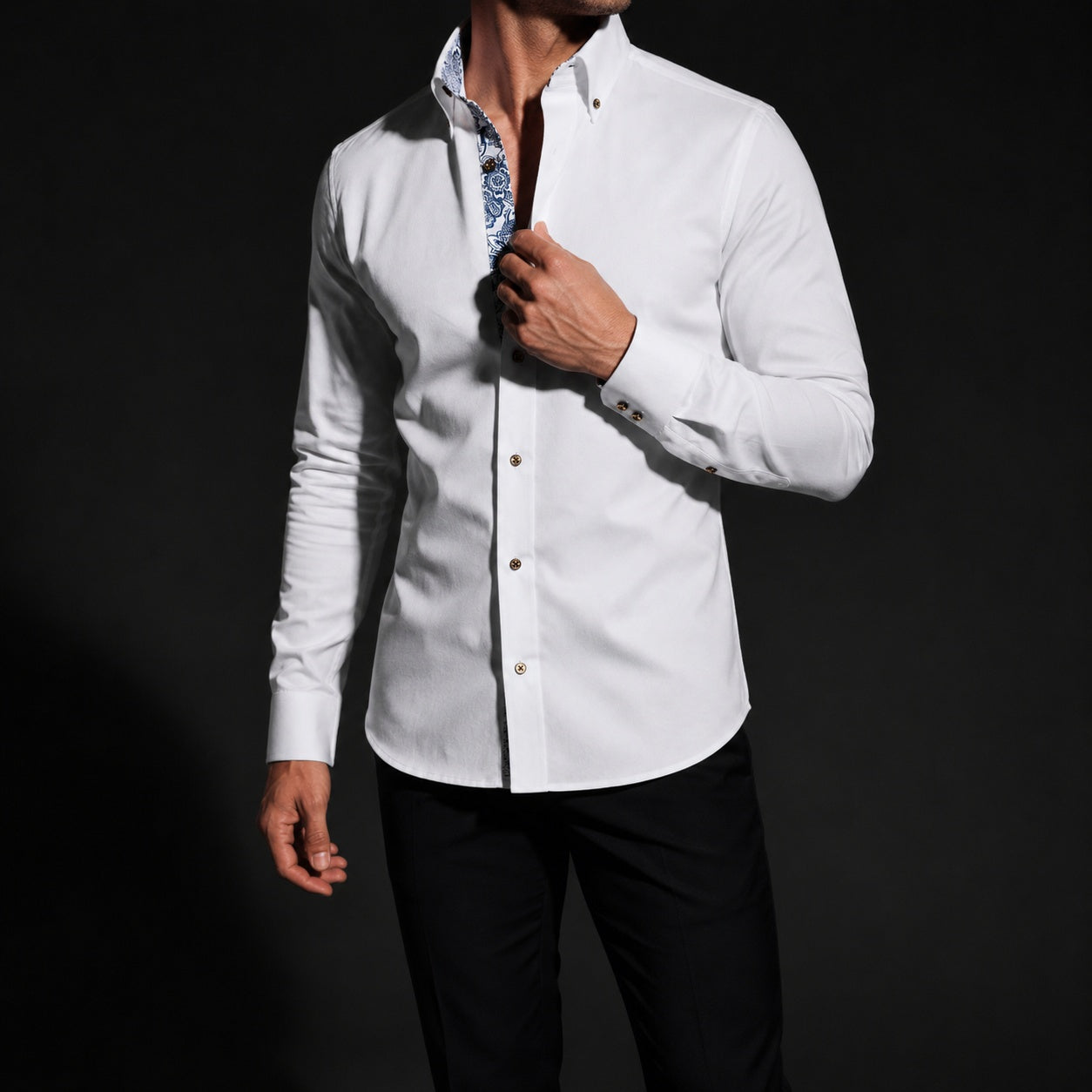Porcellana Blue Willow Dress Shirt